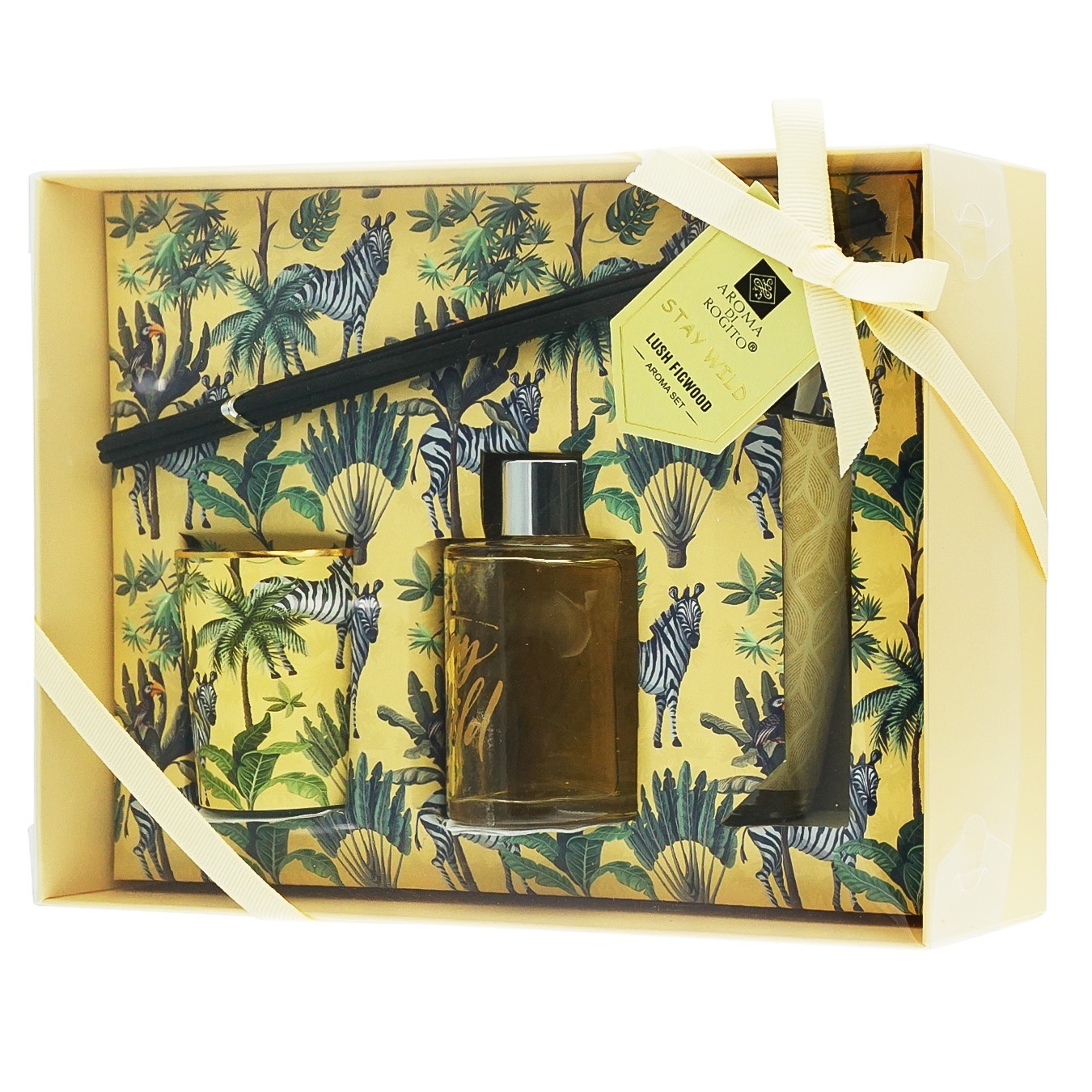 Набор Aroma Di Rogito Stay Wild Свеча 1шт + Аромадифузор 60мл + Спрей 30мл в ассортименте
Набор Aroma Di Rogito Stay Wild Свеча 1шт + Аромадифузор 60мл + Спрей 30мл в ассортименте