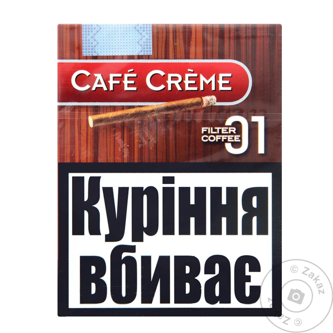 Сигары Cafe Creme filtre coffee 8шт
Сигары Cafe Creme filtre coffee 8шт
