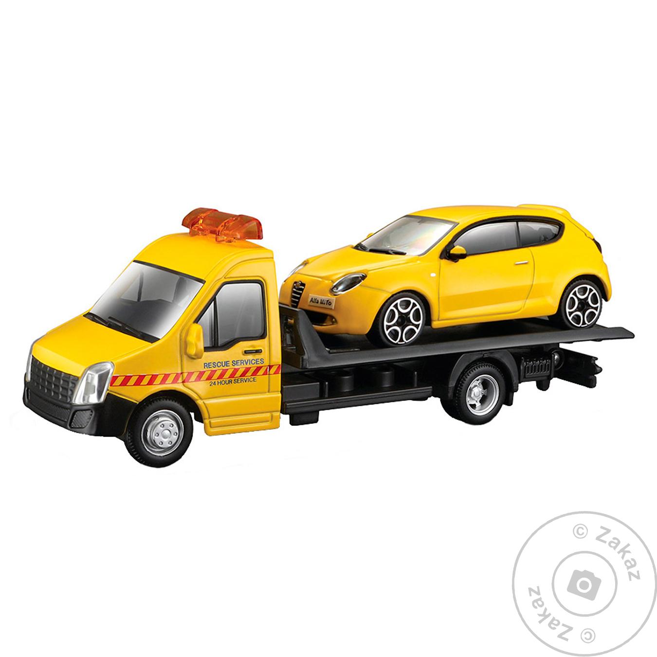 Ігровий набір Автоперевізник з автомоделью Alfa Romeo Mito 18-31406
Ігровий набір Автоперевізник з автомоделью Alfa Romeo Mito 18-31406