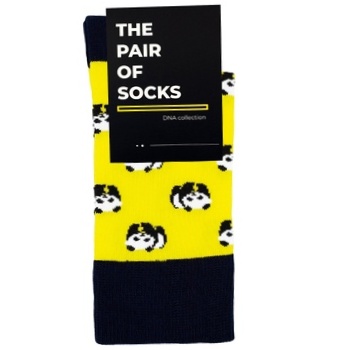 The Pair of Socks Panda Yellow Socks 38-40s - buy, prices for NOVUS - photo 1