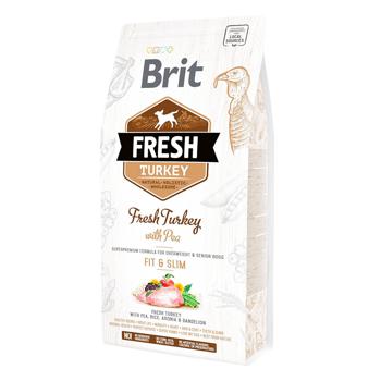 Корм сухой Brit Fresh Fit & Slim с индейкой и горохом для пожилых собак и с лишним весом 2,5кг - купить, цены на MasterZoo - фото 1