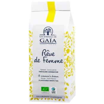 Les Jardins de Gaia A Woman's Dream Peach-Mango Organic White Tea 50g - buy, prices for WINETIME - photo 1