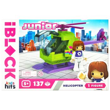 Конструктор Iblock Junior Kids Hits Вертоліт 137 деталей - купити, ціни на - фото 4