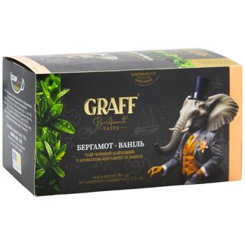 Чай черный Graff Bergamot-Vanilla 1,5г*20шт - купить, цены на Эпицентр FOOD - фото 2