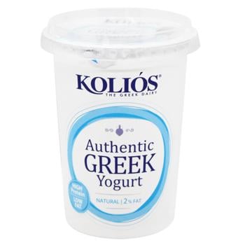 Йогурт Kolios Грецький 2% 500г - купити, ціни на NOVUS - фото 1