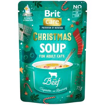 Brit Care Christmas Beef Soup суп для котів 75 г - яловичина - купити, ціни на MasterZoo - фото 1
