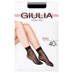 Шкарпетки жіночі Giulia Easy Тор Comfort 40 Den nero чорні 2пари