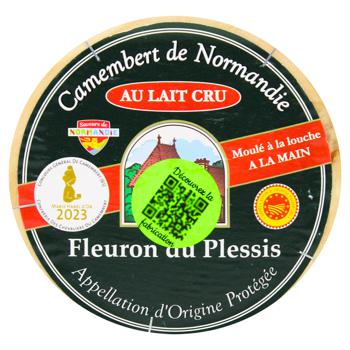 Fleuron Du Plessis Camembert de Normandie Aop Cheese 250g - buy, prices for WINETIME - photo 2