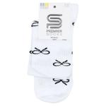 Шкарпетки Premier Socks жіночі високі Дрібні бантики р.23-25 білий