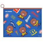 Yes Line Friends Zippered Envelope Folder А4