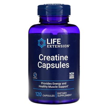 Life Extension Creatine Monohydrate 120 capsules