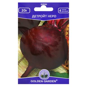 Golden Garden Detroit Nero Beet Seeds 20g - buy, prices for MegaMarket - photo 1