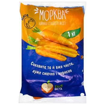 Eco Vista Washed Carrots 1kg - buy, prices for NOVUS - photo 1