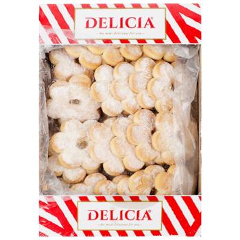 Delicia Homemade Cookies with Powdered Sugar 250g - buy, prices for ULTRAMARKET - photo 1
