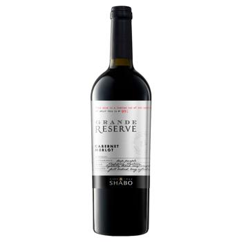 Shabo Grande Reserve Cabernet Merlot Red Dry Wine 13.3% 0.75l - buy, prices for AlcoHub - photo 1