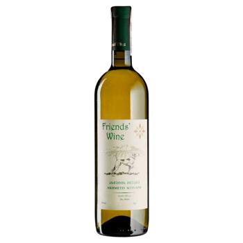 Вино Friends' Wine Akhmetis Mtsvane белое сухое 12,5% 0,75л