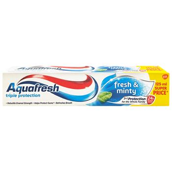 Зубна паста Aquafresh Освіжаюча-м'ятна 100мл - купити, ціни на КОСМОС - фото 1