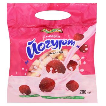 Zolote Zerno Yoghurt-Raspberry Flavored Corn Curls 200g