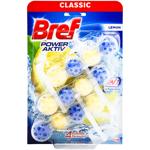 Bref Power Aktiv Lemon Toilet Block 50g*3pcs