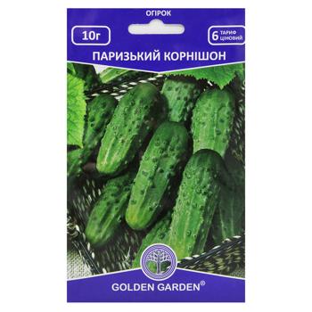 Насіння Golden Garden Огірок Паризький корнішон 10г