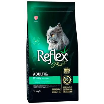 Reflex Plus Adult Urinary сухий корм для котів 1,5 кг - курка - купити, ціни на MasterZoo - фото 1