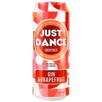 Just Dance Gin&Grapefruit Low-Alcohol Drink 7% 0.5l