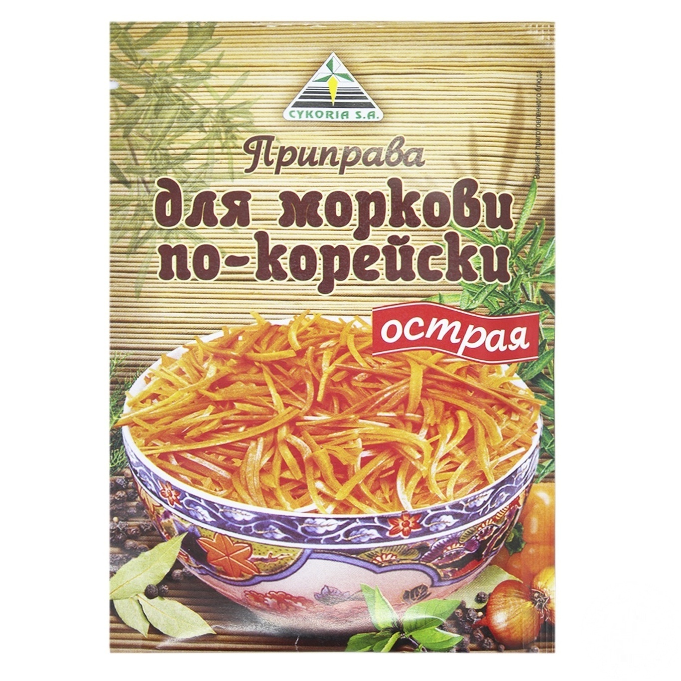

Приправа Cykoria S.A. для корейской морковки острая 30г
