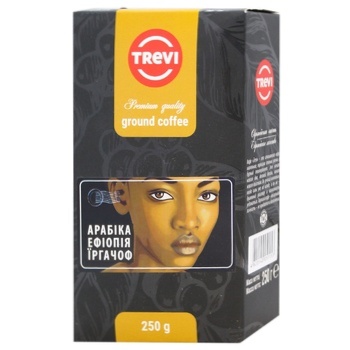 Trevi Arabica Ethiopia Irgachof Ground Coffee 250g - buy, prices for ULTRAMARKET - photo 1