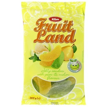 Мармелад Klim Fruit Land желейный с ароматом груши и дыни 200г - купить, цены на ЕКО Маркет - фото 1