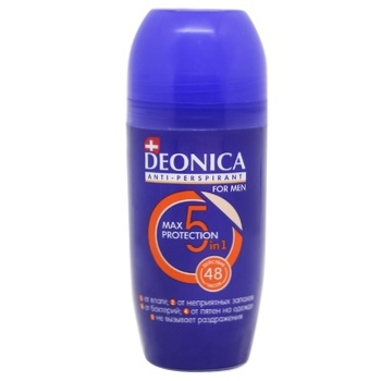 Deonica For Men 5 Protection Roller Antiperspirant 50ml - buy, prices for ULTRAMARKET - photo 2