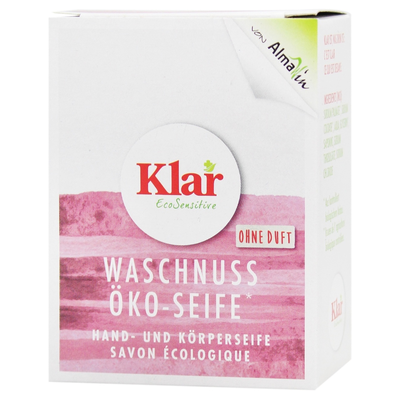 

Мыло Klar Eco Sensitive с мыльным орехом 100г