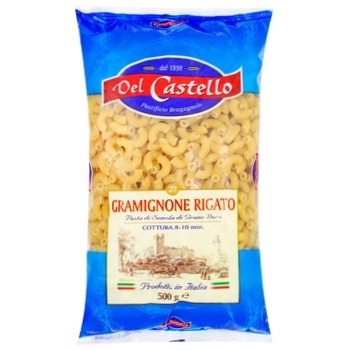 Del Castello № 27 Horns Pasta 500g - buy, prices for Tavria V - photo 1