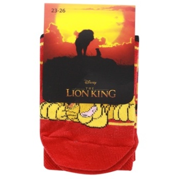 Шкарпетки дитячі Disney Король Лев р.23-26 - купити, ціни на КОСМОС - фото 1