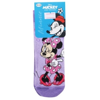 Шкарпетки дитячі Disney Minnie Mouse р.19-22 - купити, ціни на КОСМОС - фото 1