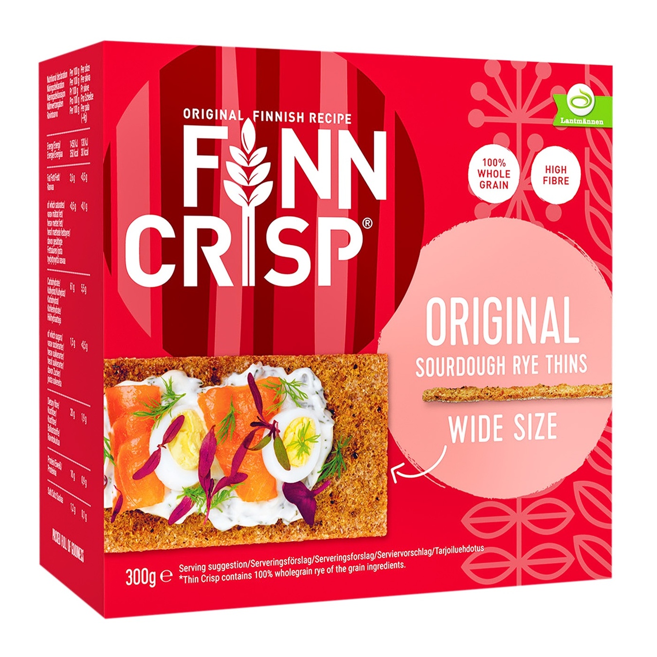 

Хлебцы Finn Crisp Oringinal ржаные из цельносмолотой муки 300г