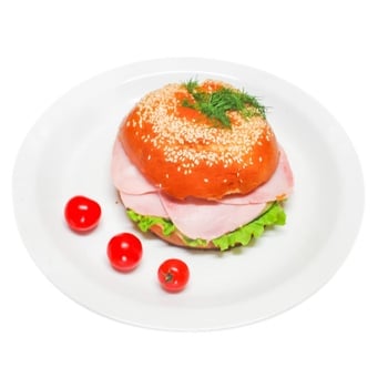 The Local Food Bagel with Ham 200g - buy, prices for MegaMarket - photo 2