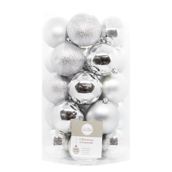 House of Seasons Silver Christmas Ball 25pcs - buy, prices for - photo 1