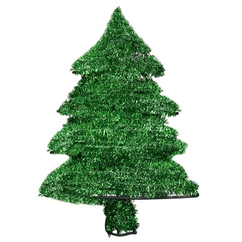 Панно елка на металлическом каркасе зеленая - купить, цены на КОСМОС - фото 1