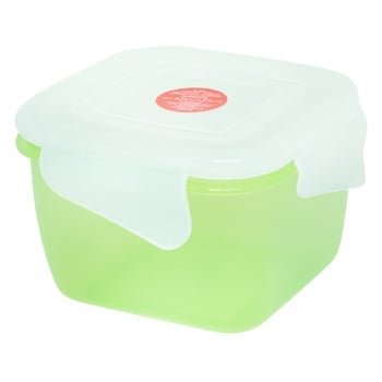 Aleana Fiesta Universal Square Green Container 450ml - buy, prices for NOVUS - photo 2