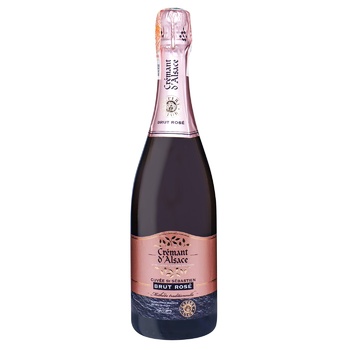 Вино ігристе Expert Club Cremant Rose Brut рожеве брют 12% 0,75л - купити, ціни на NOVUS - фото 1