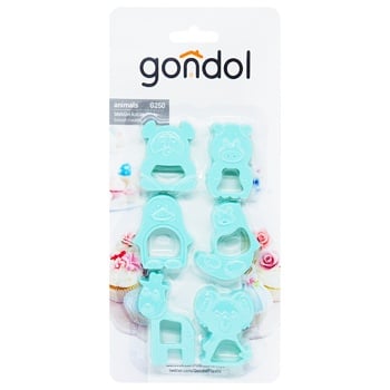 Gondol Animals Cookie Molds 6pcs - buy, prices for COSMOS - photo 2