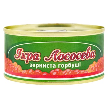 Икра лососевая зернистая 120г - купить, цены на Auchan - фото 1