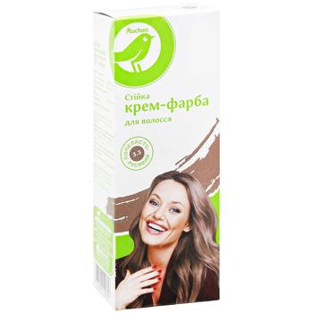 Крем-краска для волос Auchan 3.3 Пепельно-русый - купить, цены на Auchan - фото 3