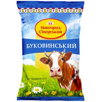 Сыр Новгород-Сиверский Буковинский 45% - купить, цены на - фото 1