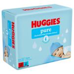 Huggies Pure Quad 3+1 Wet Wipes 56х4pcs