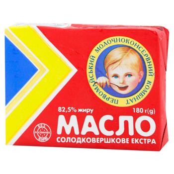 PMKK Extra Sweet Cream Butter 82.5% 180g - buy, prices for Ideal - photo 1