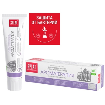 Зубная паста Splat Professional Aromatherapy защита от бактерий и кариеса 100мл - купить, цены на ULTRAMARKET - фото 3