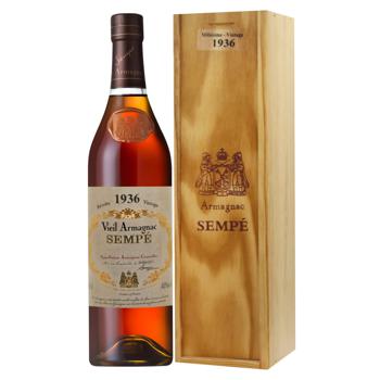 Sempe 1936 Armagnac 40% 0.7l - buy, prices for - photo 1