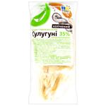 Сулугуні Auchan копчений продукт сирний розсільний 35% ваговий