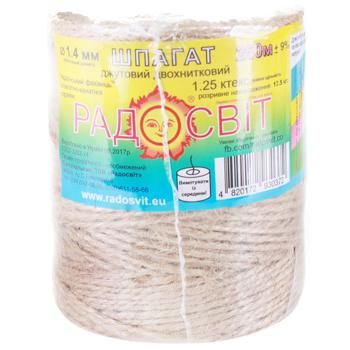 Radosvit Jute Twine 1.4 mm*250m - buy, prices for Auchan - photo 1